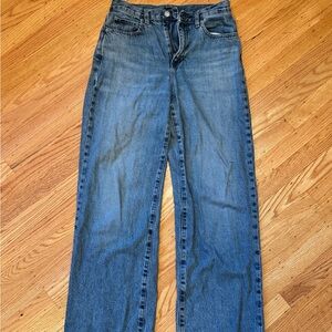 Uniqlo Women's Straight Leg Jeans - Blue